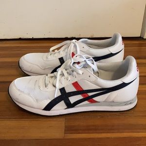 ASICS Men's Tiger Runner Shoes- White/midnight size 11.5